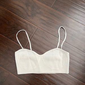 Zara ribbed bralette